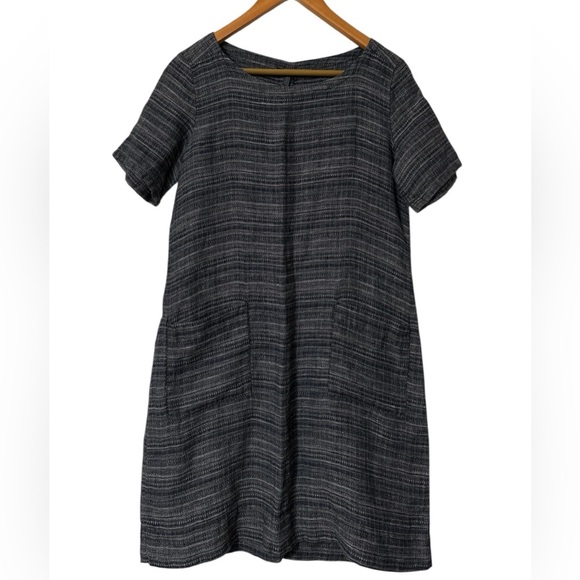 Eileen Fisher Coastline Organic Linen Shift Dress Tunic Sz. XS - Picture 7 of 11